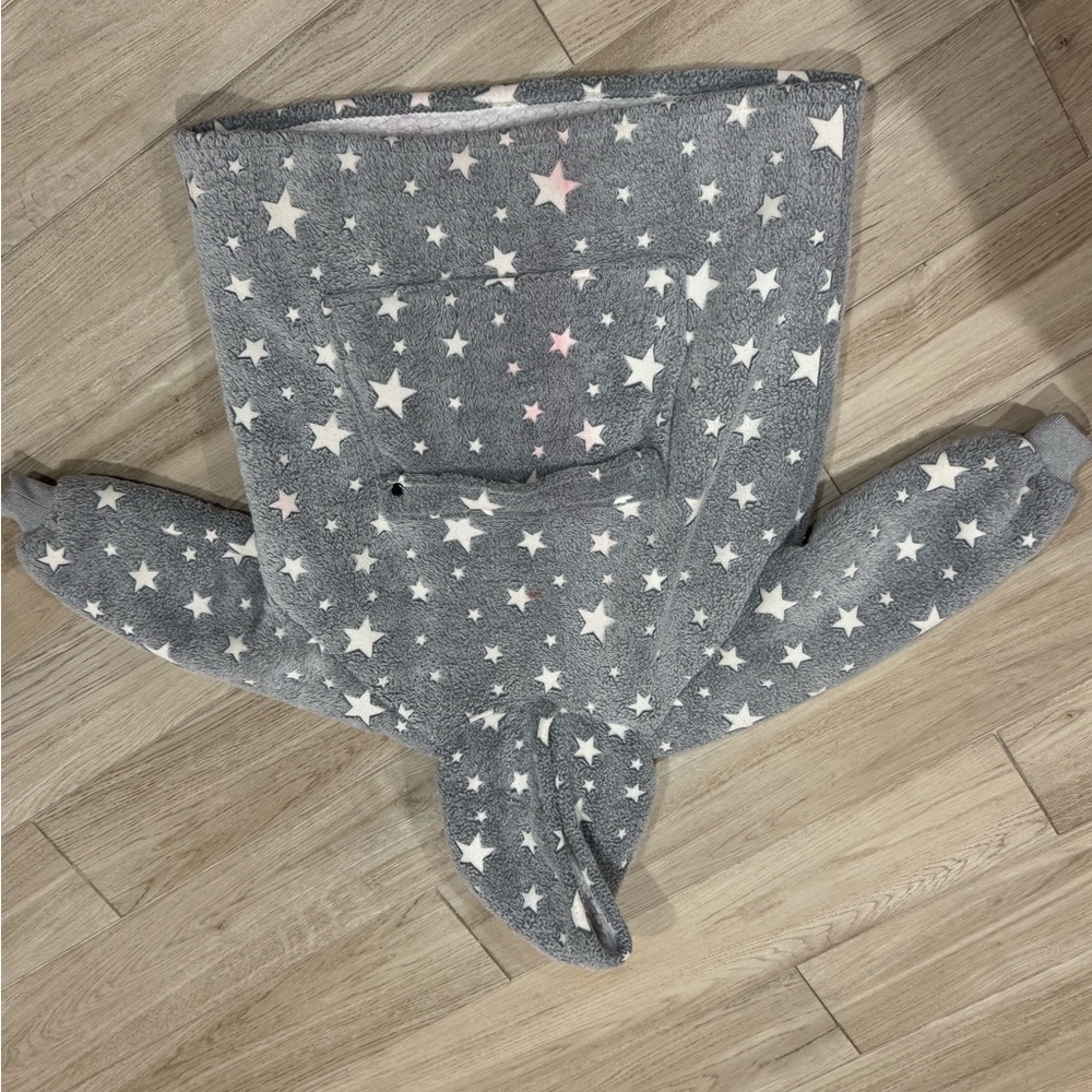 Kids fleece poncho